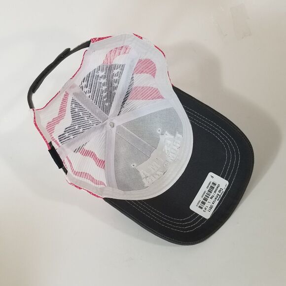 Trump Girl Cap Hat Embroidered Mesh Trucker Flag Red White Blue Adjustable NEW - Picture 5 of 6